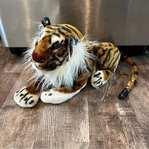 Vintage Tiger Plush Stuffed Animal Rhode Island Novelty